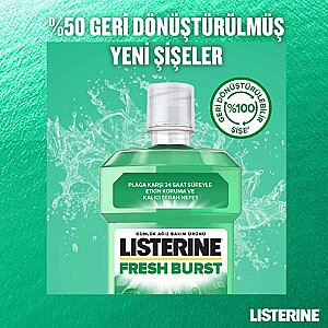 Listerine Fresh Burst Ferah Nane 500 Ml - 3