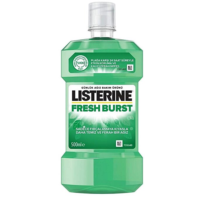 Listerine Fresh Burst Ferah Nane 500 Ml - 1