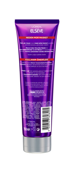 L'Oréal Paris Elseve Turunculaşma Karşıtı Mor Maske 150 Ml - 2