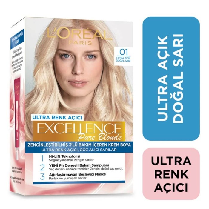 L'Oréal Paris Excellence Blond Supreme Saç Boyası 01 - 2