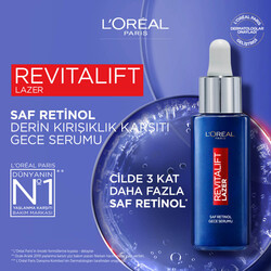 L'Oréal Paris Revitalift Lazer Saf Retinol Gece Serumu 30 Ml - 9
