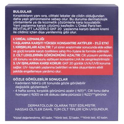 L'Oréal Paris Revitalift Lazer x3 Leke ve Kırışıklık Karşıtı 50 Ml - 5