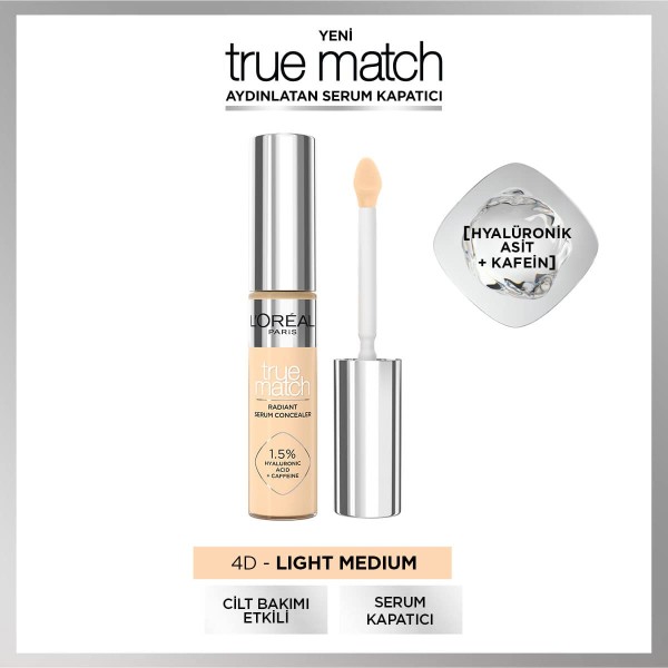 L'Oréal Paris True Match Aydınlatan Serum Kapatıcı - 4D - 2