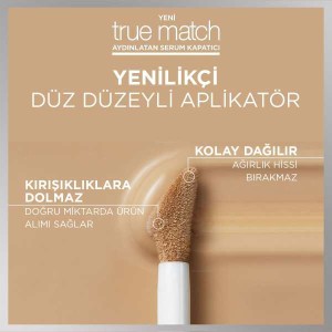 L'Oréal Paris True Match Aydınlatan Serum Kapatıcı - 4D - 6