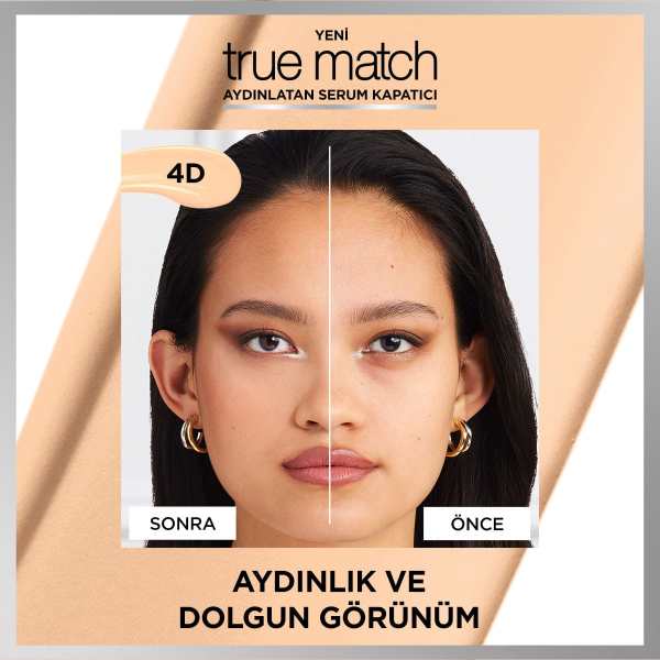 L'Oréal Paris True Match Aydınlatan Serum Kapatıcı - 4D - 7