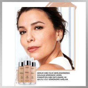 L'Oréal Paris True Match Nude Fondöten Serum 1-2 Rosy Light - 7