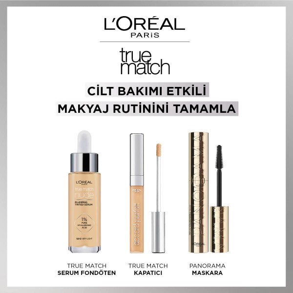 L'Oréal Paris True Match Nude Fondöten Serum 1-2 Rosy Light - 9