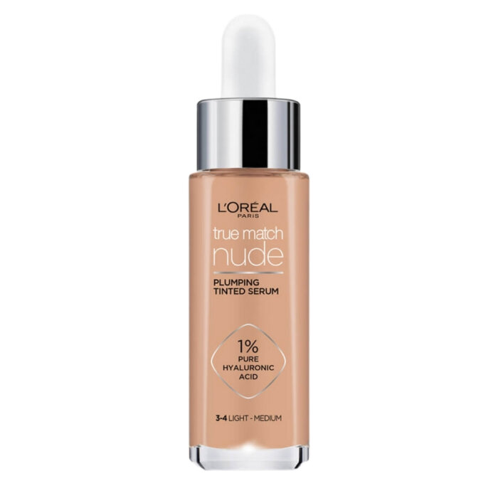 L'Oréal Paris True Match Nude Fondöten Serum 3-4 Light Medium - 1
