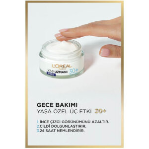 L'Oréal Yaş Uzmanı 30+ Gece Kremi 50 Ml - 3