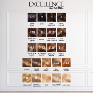 L'Oréal Paris Excellence Creme Gloss Saç Boyası 5.3 Koyu Kızıl Kahve - 7