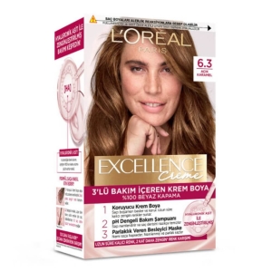 L'Oréal Paris Excellence Creme Gloss Saç Boyası 6.30 Açık Karamel - Loreal Paris Excellence