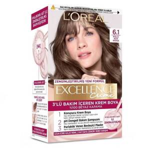 Loreal Paris Excellence Creme Saç Boyası 6.1 - Loreal Paris Excellence
