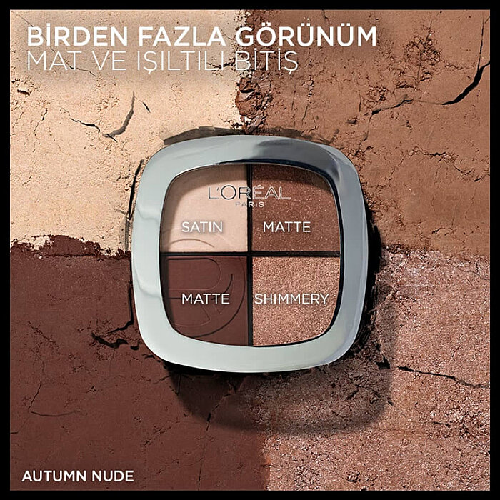 L'Oreal Paris Paradise Quad Far Paleti 03 Autumn Nude - 4