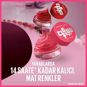 Maybelline Blush Cloudtopia Köpük Dokulu Mat Allık 03 - 10