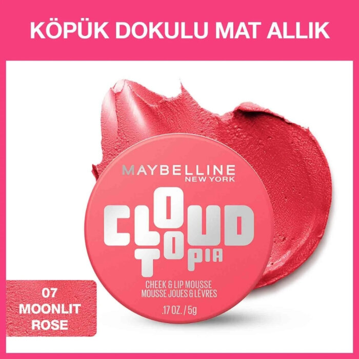 Maybelline Blush Cloudtopia Köpük Dokulu Mat Allık 07 - 4