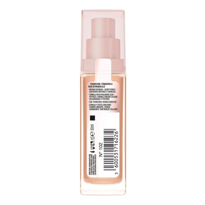 Maybelline Lifter Fondöten Plump&Glow 102 - 9