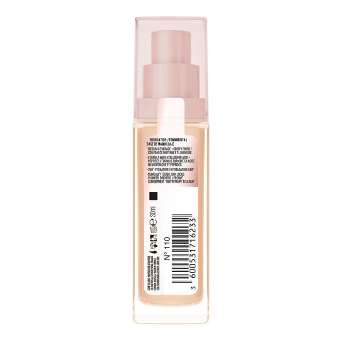 Maybelline Lifter Fondöten Plump&Glow 110 - 9