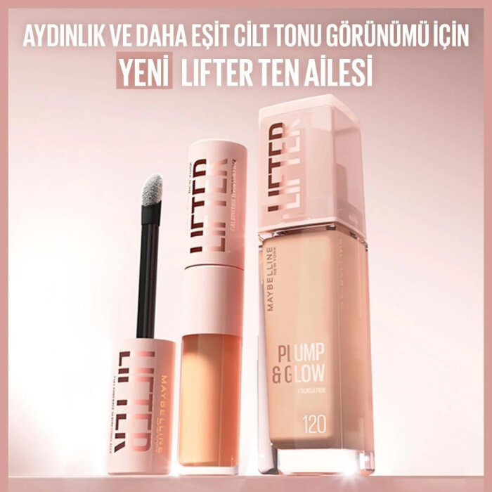Maybelline Lifter Fondöten Plump&Glow 116 - 8