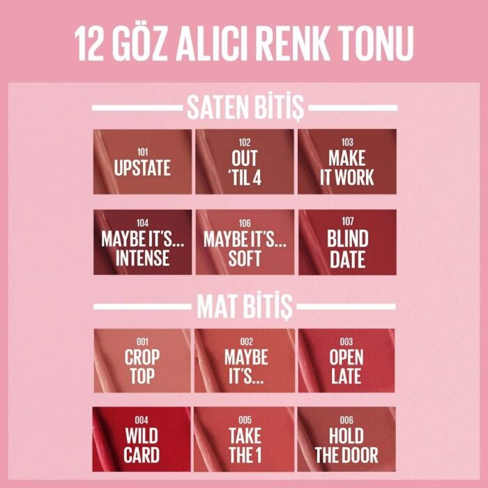 Maybelline Lifter Stick Saten Ruj 006 - 5