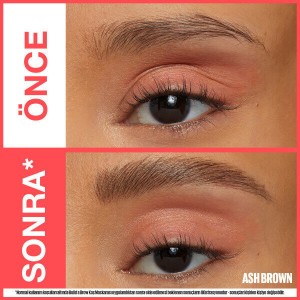 Maybelline New York Build a Brow 2in1 Kaş Kalemi ve Jeli Ash Brown - 4