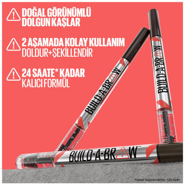 Maybelline New York Build a Brow 2in1 Kaş Kalemi ve Jeli Soft Brown - 7