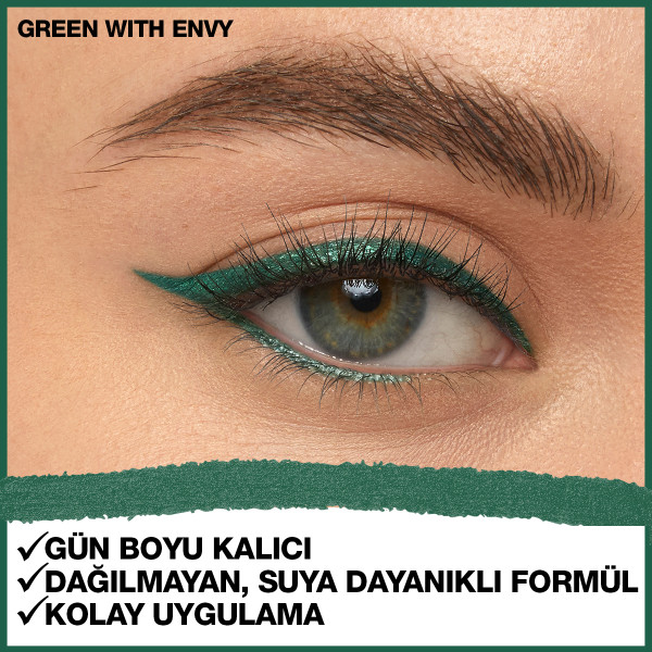 Maybelline New York Lasting Drama Automatic Liner Göz Kalemi - Green With Envy - 3