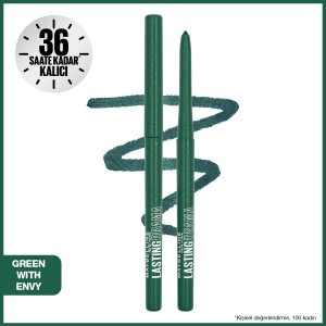 Maybelline New York Lasting Drama Automatic Liner Göz Kalemi - Green With Envy - 4