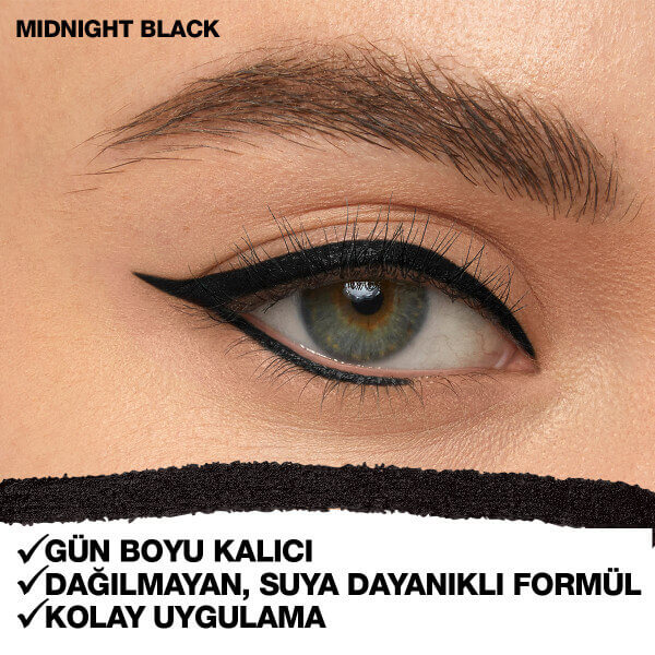 Maybelline New York Lasting Drama Automatic Liner Göz Kalemi - Midnight Black - 4