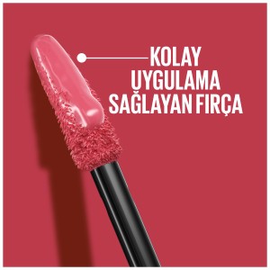 Maybelline New York Super Stay Vinyl Ink Uzun Süre Kalıcı Likit Parlak Ruj 160 Sultry - 4