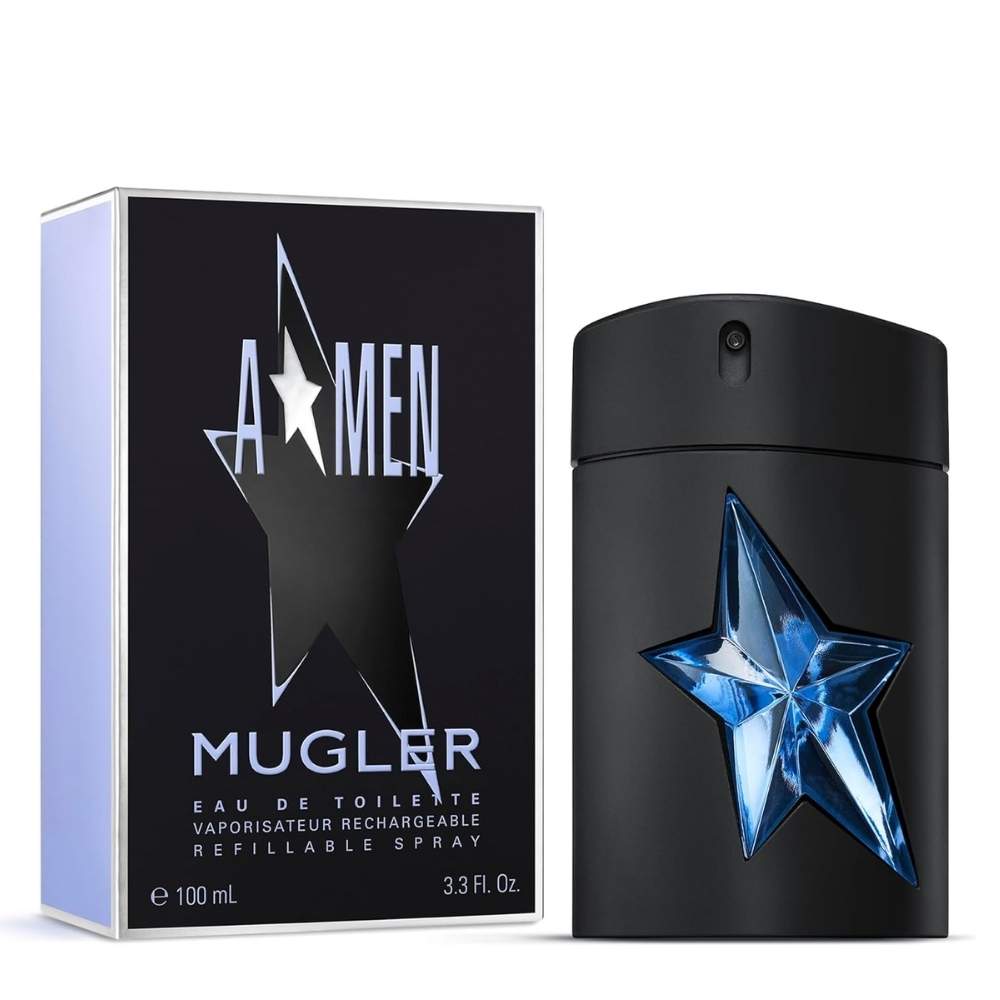 Thierry Mugler A*MEN 100ml 香水 Mugler Angel A Men Rubber Erkek Parfüm Edt Refillable 100 Ml EDT