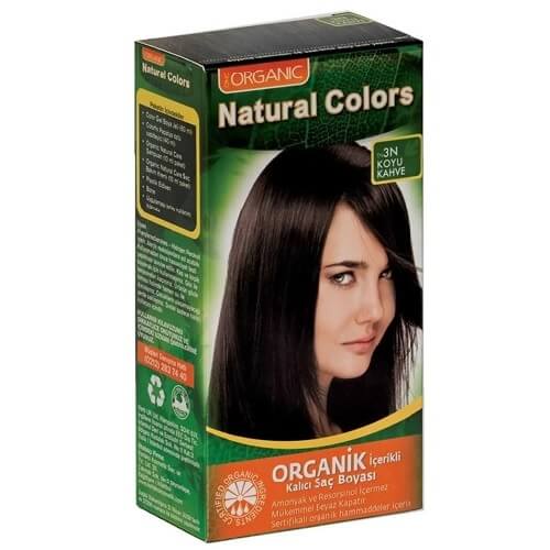 Natural Colors Organik Saç Boyası 3N Koyu Kahve - 1