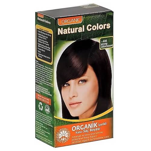 Natural Colors Organik Saç Boyası 4M Koyu Mahagoni - 1