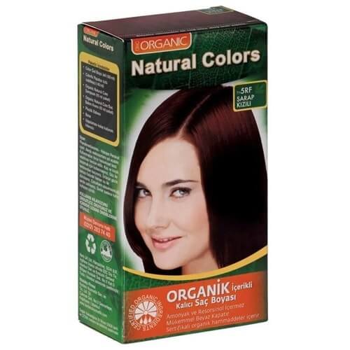 Natural Colors Organik Saç Boyası 5RF Şarap Kızılı - 1