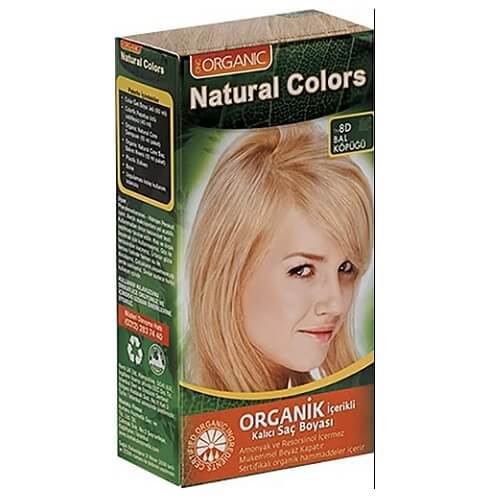 Natural Colors Organik Saç Boyası 8D Bal Köpüğü - 1