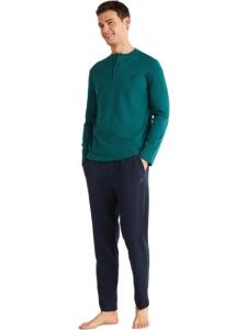Nautica M813 Erkek Pijama Takımı Yeşil - 