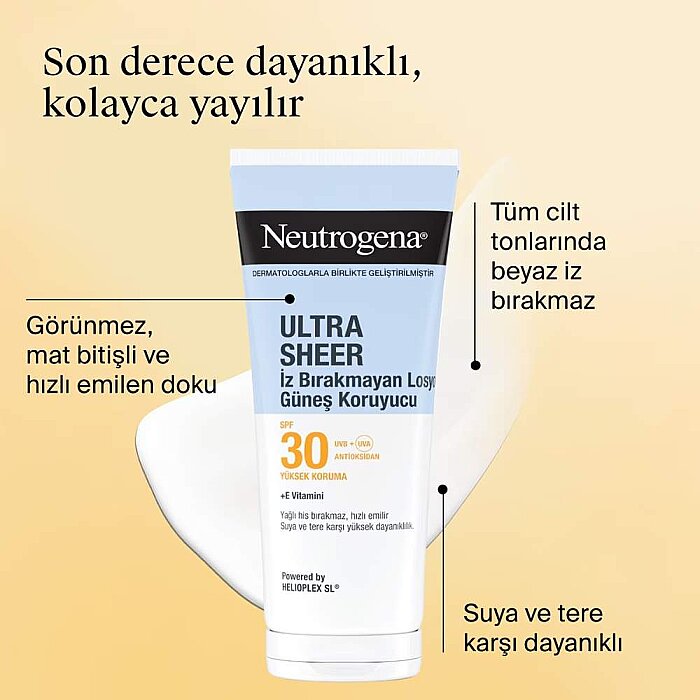 Neutrogena Sun Ultra Sheer Nemlendirici Güneş Koruyucu Losyon Spf30 200 Ml - 3