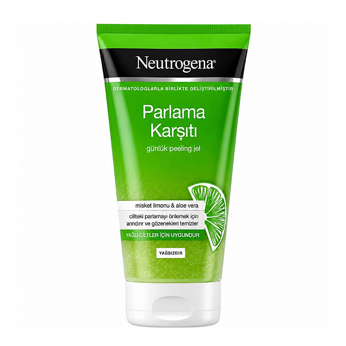 Neutrogena Visibly Clear Pore&Shine Peeling Jel Yeşil 150 Ml - 1