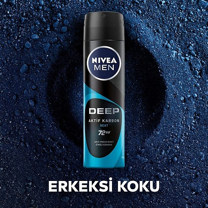 Nivea Aktif Karbon Erkek Deodorant Sprey 150 Ml - 2