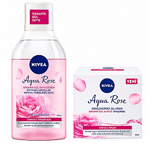 Nivea Aqua Rose Jel Krem 50 Ml + Makyaj Temizleme Suyu 400 Ml Set - Nivea