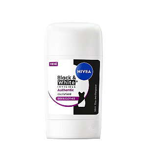 Nivea Black & White Authentic Kadın Deodorant Stick 50 Ml - Nivea
