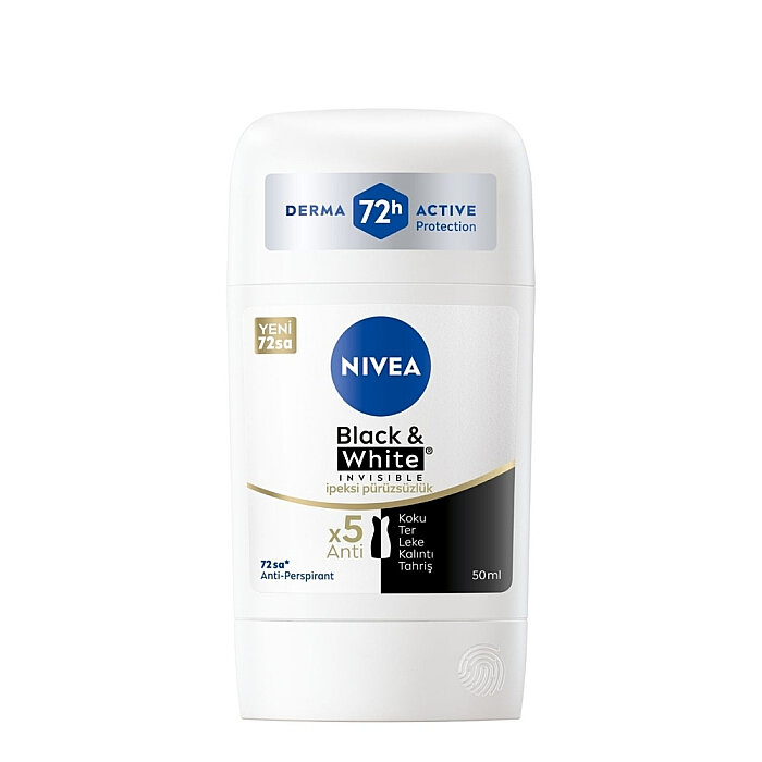 Nivea Black&White Silk Smooth Deo Stick 50 Ml - 1