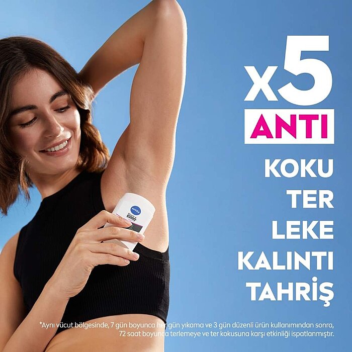 Nivea Black&White Silk Smooth Deo Stick 50 Ml - 3