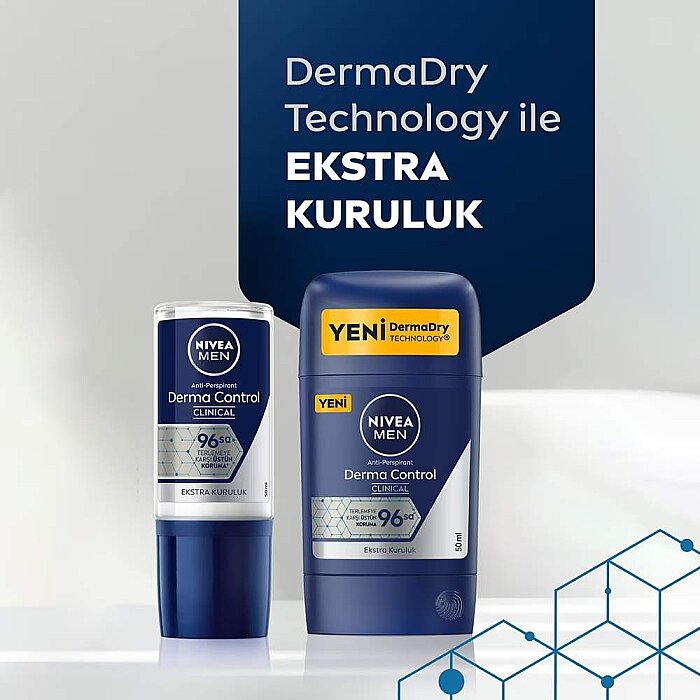 Nivea Derma Control Clinical Erkek Deodorant Stick 50 Ml - 3