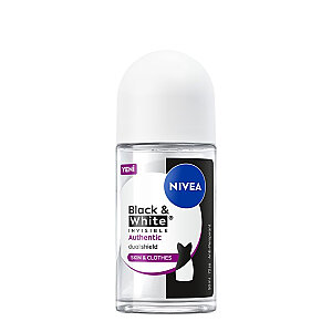 Nivea Invisible Black & White Authentic Kadın Deodorant Roll-On 50 Ml - Nivea