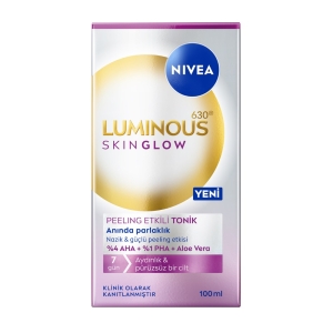 Nivea Luminious630 Skin Glow Peeling Etkili Tonik 100 Ml - 2