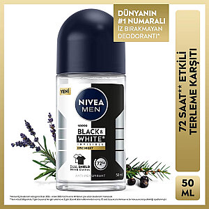 Nivea Men Black & White Epic Night Erkek Deodorant Roll-On 50 Ml - 2