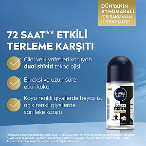 Nivea Men Black & White Epic Night Erkek Deodorant Roll-On 50 Ml - 3