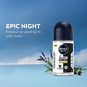 Nivea Men Black & White Epic Night Erkek Deodorant Roll-On 50 Ml - 6