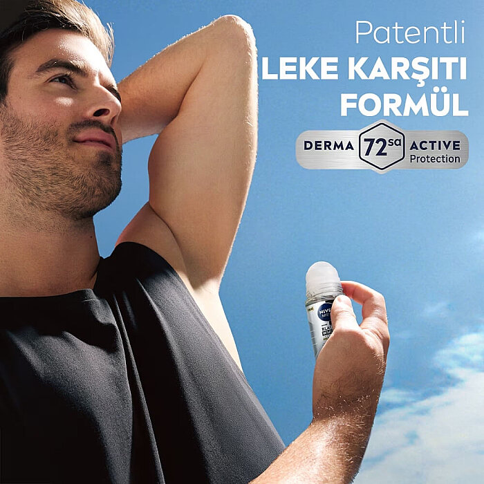 Nivea Men Black & White Epic Night Erkek Deodorant Roll-On 50 Ml - 7