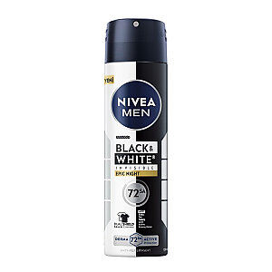 Nivea Men Black & White Power Epic Night Erkek Deodorant Sprey 150 Ml - Nivea